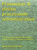 Prontuario di diritto processuale amministrativo
