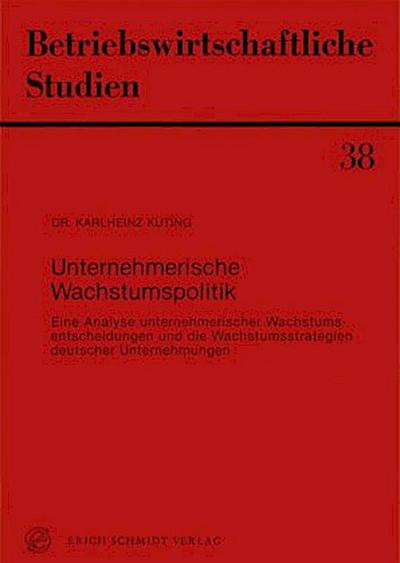Unternehmerische Wachstumspolitik