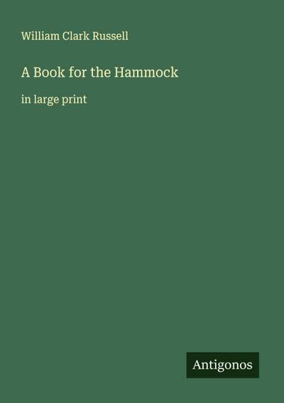 A Book for the Hammock