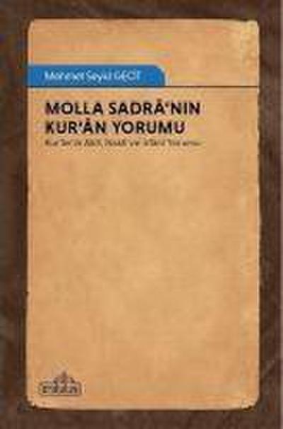 Molla Sadranin Kuran Yorumu