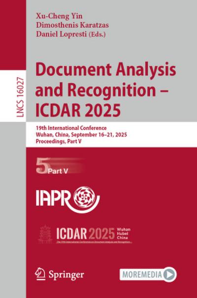 Document Analysis and Recognition - ICDAR 2025