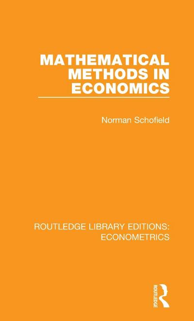 Mathematical Methods in Economics