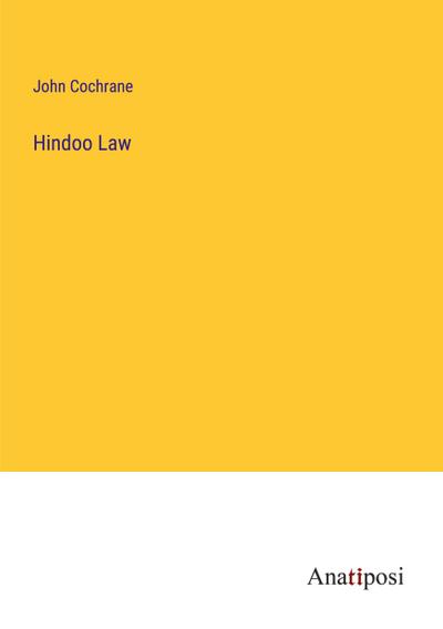 Hindoo Law