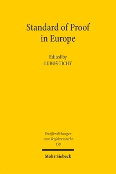 Standard of Proof in Europe