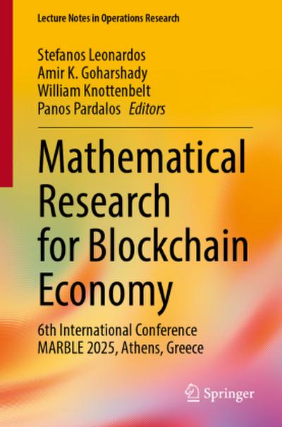 Mathematical Research for Blockchain Economy