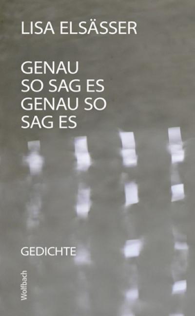 Genau so sag es genau so sag es
