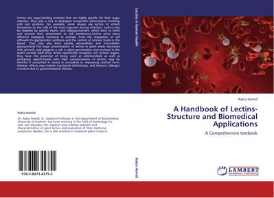 A Handbook of Lectins-Structure and Biomedical Applications