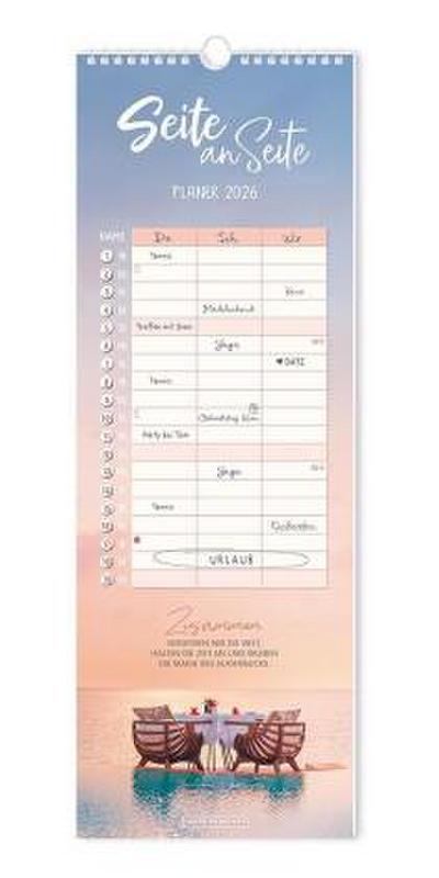 Paarplaner 2026 Seite an Seite