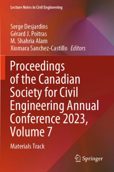 Proceedings of the Canadian Society for Civil Engineering Annual Conference 2023, Volume 7