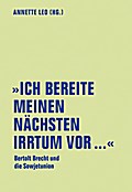 ’Ich bereite meinen nächsten Irrtum vor...’