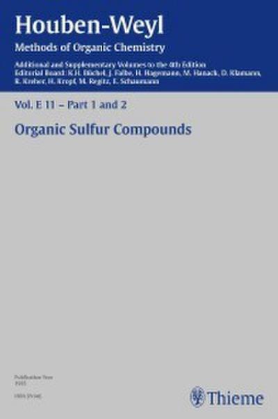 Houben-Weyl Methods of Organic Chemistry Vol. E 11,4th Edition Supplement