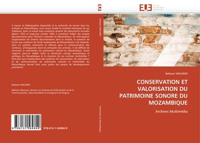 CONSERVATION ET VALORISATION DU PATRIMOINE SONORE DU MOZAMBIQUE - Baltazar Macamo