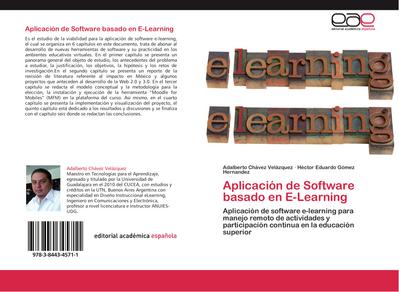 Aplicación de Software basado en E-Learning