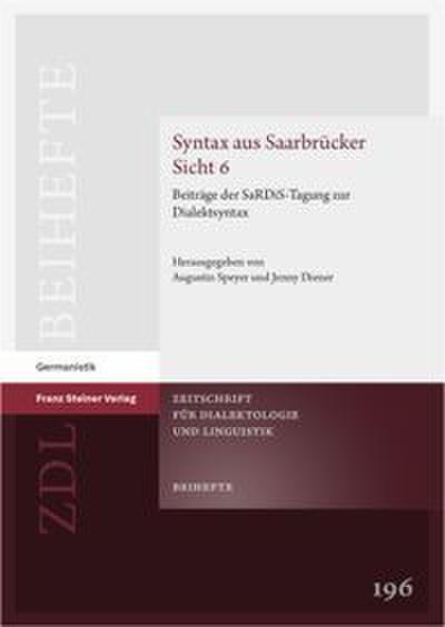Syntax aus Saarbrücker Sicht 6