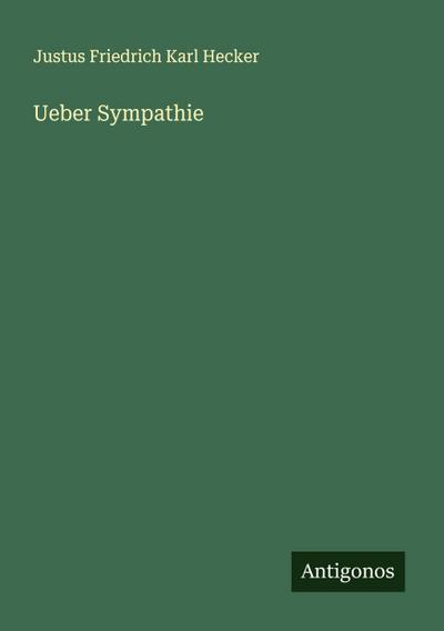 Ueber Sympathie