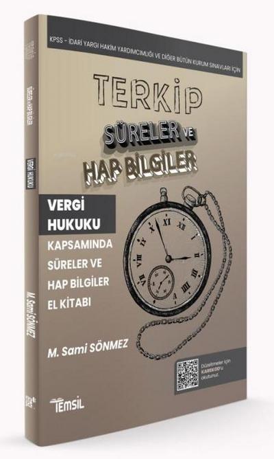Terkip Vergi Usul Hukuku Kapsaminda Süreler ve Hap Bilgiler El Kitabi