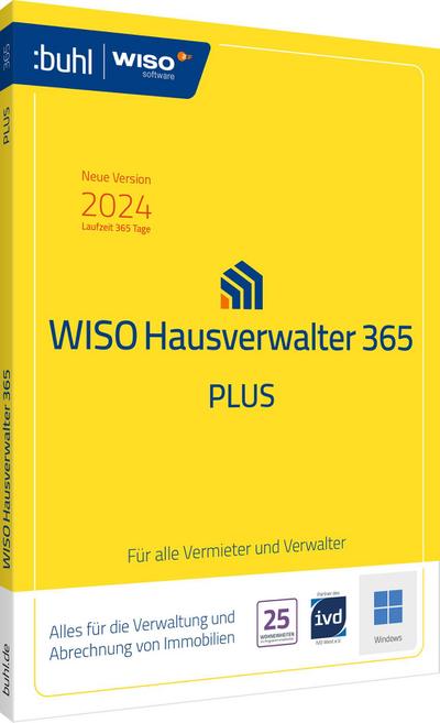 WISO Hausverwalter 365 Plus, 1 CD-ROM