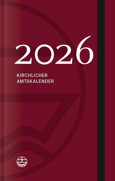 Kirchlicher Amtskalender 2026 - rot