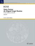 7 Textos de Miguel Angel Bustosfür Sopran, Akkordeon und Violoncello