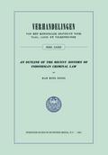 An Outline of the Recent History of Indonesian Criminal Law