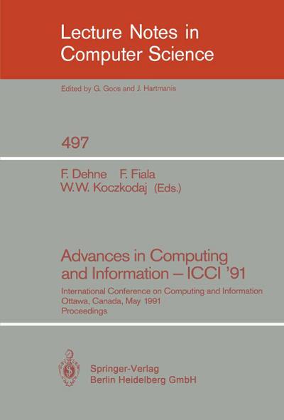 Advances in Computing and Information - ICCI ’91