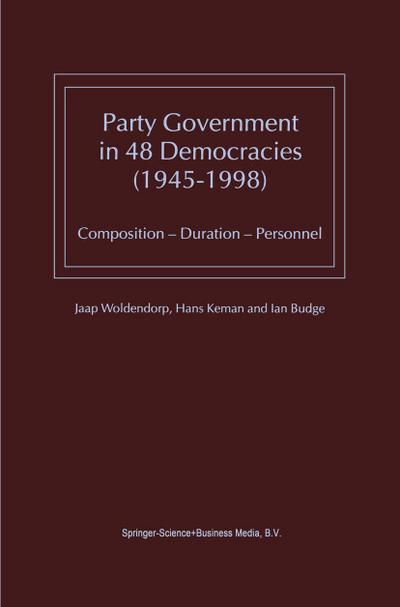 Party Government in 48 Democracies (1945-1998)