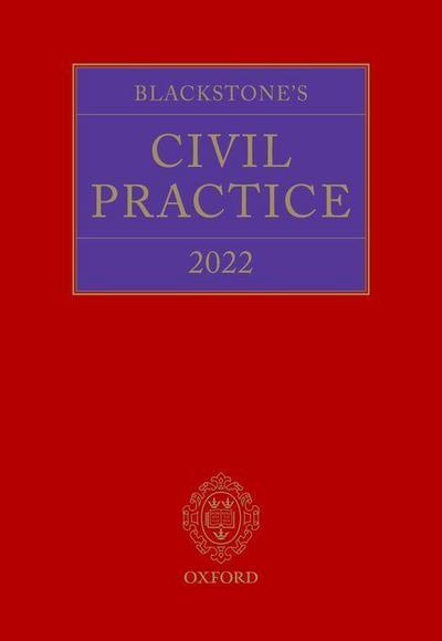 Blackstone’s Civil Practice 2022