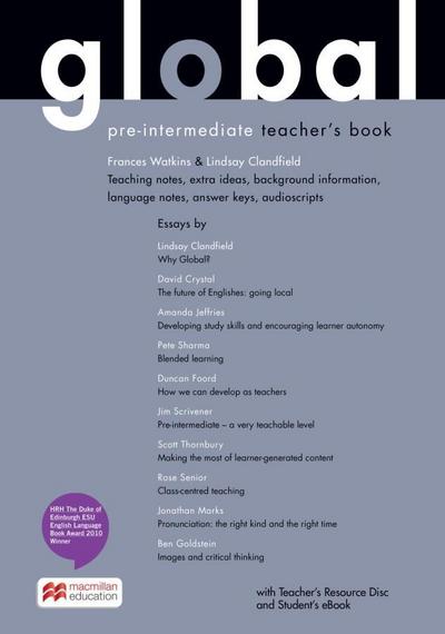 Clandfield, L: Global. Pre-Int. Teacher’s B. + ebook + DVD-R
