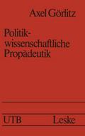 Politikwissenschaftliche Propädeutik