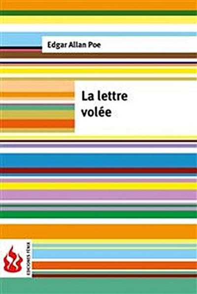 La lettre volée (low cost). Édition limitée