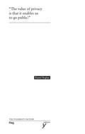 Digital Privacy Revisited