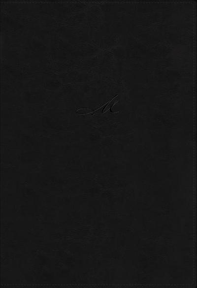 Nbla, Biblia de Estudio Macarthur, Leathersoft, Negro, Interior a DOS Colores, Comfort Print