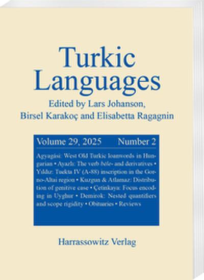 Turkic Languages 29 (2025) 2