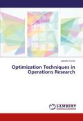Optimization Techniques in Operations Research