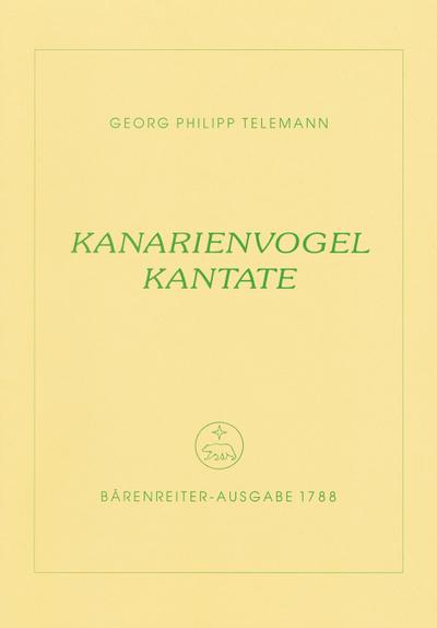 Kanarienvogel-Kantate Trauermusikeines kunsterfahrenen Canarienvogels