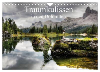 Traumkulissen in den Dolomiten (Wandkalender 2026 DIN A4 quer), CALVENDO Monatskalender