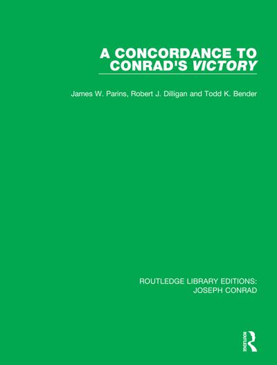 A Concordance to Conrad’s Victory