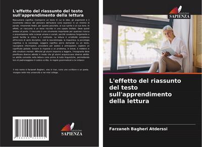 L’effetto del riassunto del testo sull’apprendimento della lettura