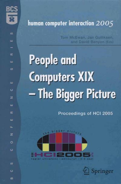 People and Computers XIX - The Bigger Picture