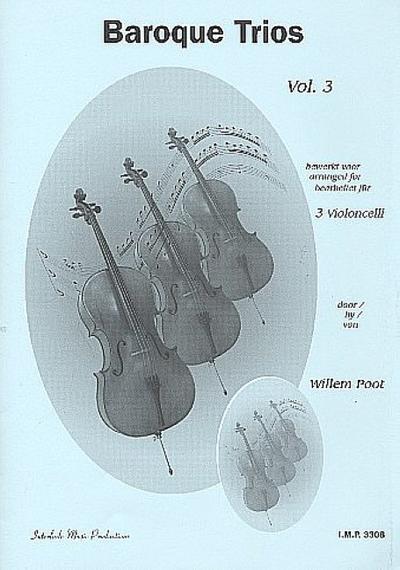 Baroque Trios Band 3für 3 Violoncelli