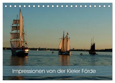 Impressionen von der Kieler Förde (Tischkalender 2024 DIN A5 quer), CALVENDO Monatskalender