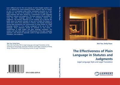 The Effectiveness of Plain Language in Statutes and Judgments