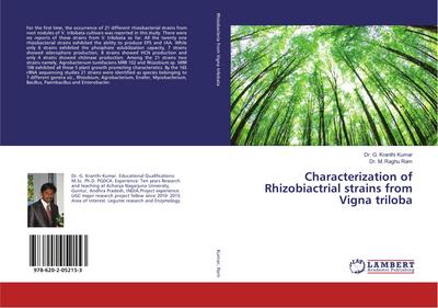 Characterization of Rhizobiactrial strains from Vigna triloba