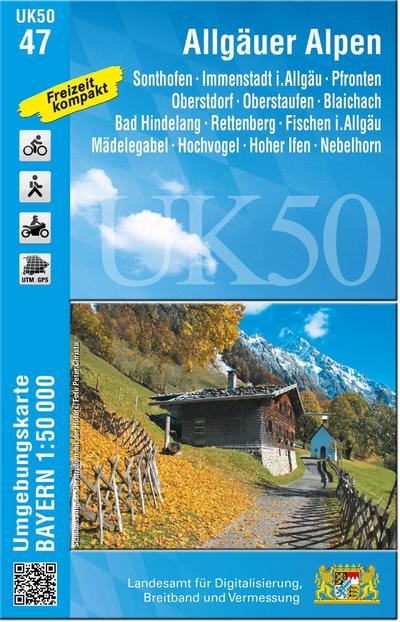 Allgäuer Alpen 1:50 000 (UK50-47)