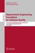 Requirements Engineering: Foundation for Software 
