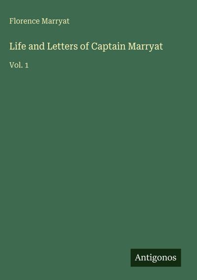 Life and Letters of Captain Marryat