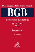 BGB/Bürgerliches Gesetzbuch 2: §§ 481-704, AGG