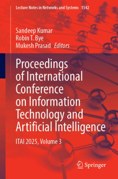 Proceedings of International Conference on Information Technology and Artificial Intelligence
