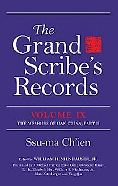 The Grand Scribe’s Records, Volume IX