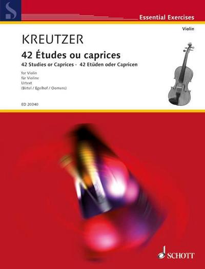 42 Etüden oder Capricen. 42 Etüden (Capricen), für Violine solo